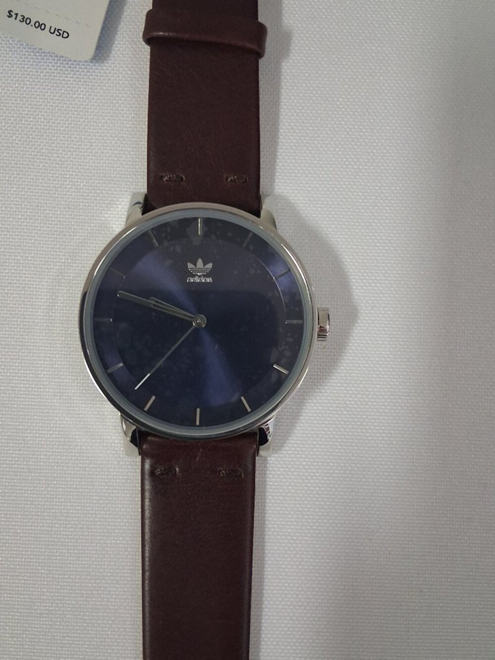 Adidas Men's District L1 Blue Dial Watch - Z08-2920 NWT